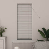 Jaloezie 150 X 40 Cm 25 Mm Pvc Wit