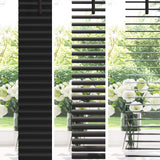 Jaloezie 150 X 40 Cm 25 Mm Pvc Zwart