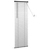 Jaloezie 150 X 40 Cm 25 Mm Pvc Zwart