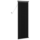 Jaloezie 150 X 40 Cm 25 Mm Pvc Zwart