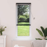 Jaloezie 150 X 40 Cm 25 Mm Pvc Zwart