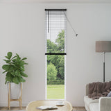 Jaloezie 150 X 40 Cm 25 Mm Pvc Zwart