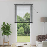 Jaloezie 150 X 40 Cm 25 Mm Pvc Zwart