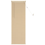 Jaloezie Met Patroon 150 X 40 Cm 25 Mm Pvc Lichtbruin