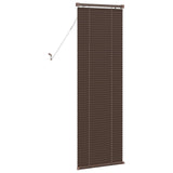 Jaloezie Met Patroon 150 X 40 Cm 25 Mm Pvc Donkerbruin