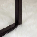 Tapijt Van Imitatie Tafalla Polyester Wit