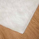 Tapijt Van Imitatie Tafalla Polyester Wit