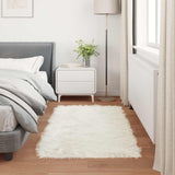 Tapijt Van Imitatie Tafalla Polyester Wit