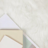 Tapijt Van Imitatie Tafalla Polyester Wit