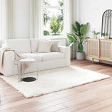 Tapijt Van Imitatie Tafalla Polyester Wit