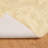 Tapijt Van Imitatie Tafalla Polyester Crèmekleurig