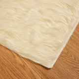 Tapijt Van Imitatie Tafalla Polyester Crèmekleurig