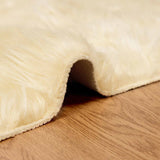 Tapijt Van Imitatie Tafalla Polyester Crèmekleurig
