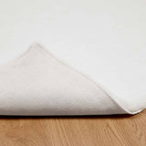 Antislip Vloerkleed Van Imitatie Konijnenbont Olite Wit