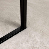 Antislip Vloerkleed Van Imitatie Konijnenbont Olite Beige