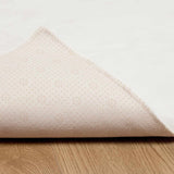 Antislip Vloerkleed Van Imitatie Konijnenbont Olite Crèmekleurig