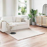 Antislip Vloerkleed Van Imitatie Konijnenbont Olite Crèmekleurig