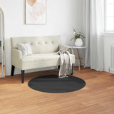 Antislip Vloerkleed Van Imitatie Konijnenbont Olite Zwart