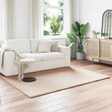 Antislip Vloerkleed Van Imitatie Konijnenbont Olite Taupe