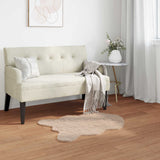Antislip Vloerkleed Van Imitatie Konijnenbont Olite Taupe