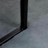 Antislip Vloerkleed Van Imitatie Konijnenbont Olite Antracietkleurig