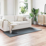 Antislip Vloerkleed Van Imitatie Konijnenbont Olite Antracietkleurig