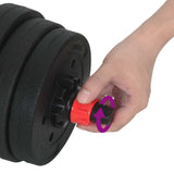2-In-1 Halter Set 30Kg Zwart En Rood Cement En Ijzeren Zand