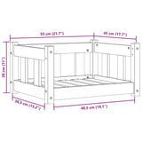 Hondenbed Massief Grenenhout