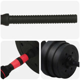 2-In-1 Halter-Barbell Set 20Kg 20Kg