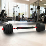 2-In-1 Halter-Barbell Set 20Kg 20Kg