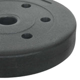 Gewichtsplaten 10 Kg 4 Pcs 10Kg Zwart Cement En Ijzeren Zand
