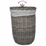 Wasmand Met Deksel 2 Pcs Kubu Kubu Rattan