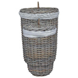 Wasmand Met Deksel 2 Pcs Kubu Kubu Rattan