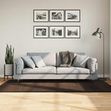 Medium Pile Zachte En Wasbare Tapijt Huarte 150 X 80 Cm Bruin