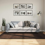 Medium Pile Zachte En Wasbare Tapijt Huarte 150 X 80 Cm Bruin