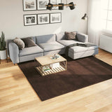 Medium Pile Zachte En Wasbare Tapijt Huarte 150 X 80 Cm Bruin