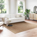 Vloerkleden Rechthoekig Agira Naturel 150 X 80 Cm Polyester
