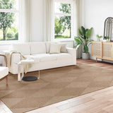Vloerkleden Rechthoekig Agira Naturel 150 X 80 Cm Polyester