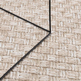 Vloerkleden Rechthoekig Faro Crème 150 X 80 Cm Polyester
