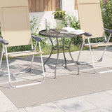 Vloerkleden Rechthoekig Faro Crème 150 X 80 Cm Polyester