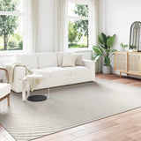 Vloerkleden Rechthoekig Palmeras 150 X 80 Cm Polyester Crème