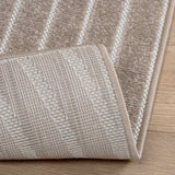 Vloerkleden Rechthoekig Palmeras Beige 200 X 80 Cm Polyester Beige