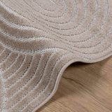 Vloerkleden Rechthoekig Palmeras Beige 200 X 80 Cm Polyester Beige