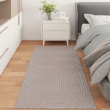 Vloerkleden Rechthoekig Palmeras Beige 200 X 80 Cm Polyester Beige