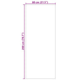 Vloerkleden Rechthoekig Palmeras Beige 200 X 80 Cm Polyester Beige