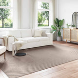 Vloerkleden Rechthoekig Palmeras 170 X 120 Cm Polyester Beige