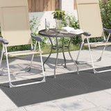 Vloerkleden Rechthoekig Palmeras 150 X 80 Cm Antraciet