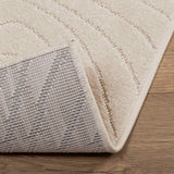 Vloerkleden Rechthoekig Palmeras Beige 80 X 150 Cm Polyester Crème