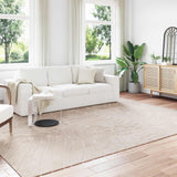 Vloerkleden Rechthoekig Palmeras 170 X 120 Cm Polyester Beige