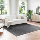 Vloerkleden Rechthoekig Palmeras 150 X 80 Cm Antraciet